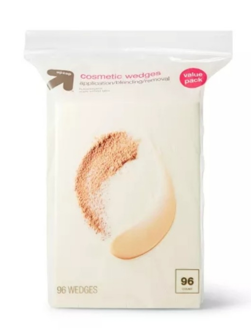 Beauty Wedges - White - 96ct - up&up™: Hypoallergenic